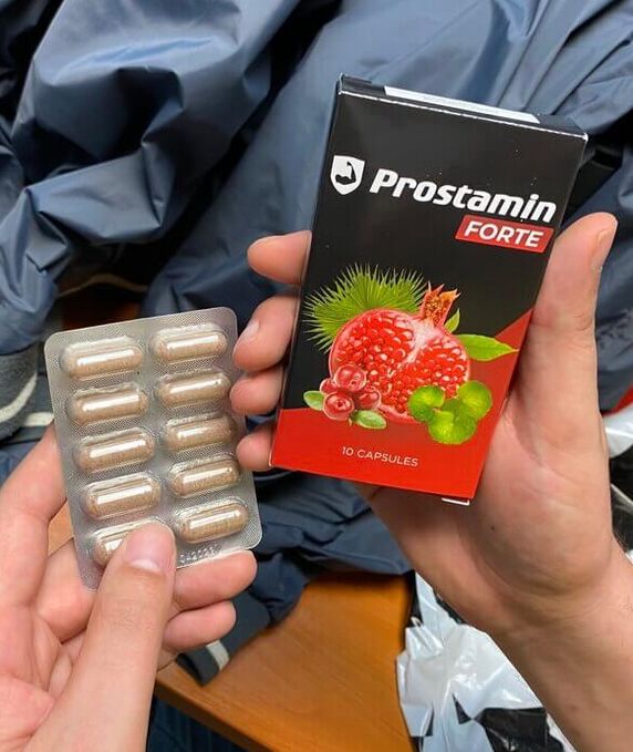 Prostamin Forte capsule in blister